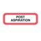 Nevs Position Labels - Post Aspiration 1/2" x 1-1/2" White w/Red & Black XP-519 - alternate 1